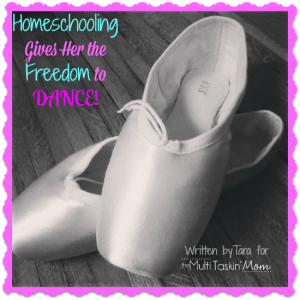 #Homeschooling gives her the freedom to #dance! | themultitaskinmom.com