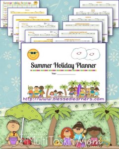 Summer Holiday Planner MTM