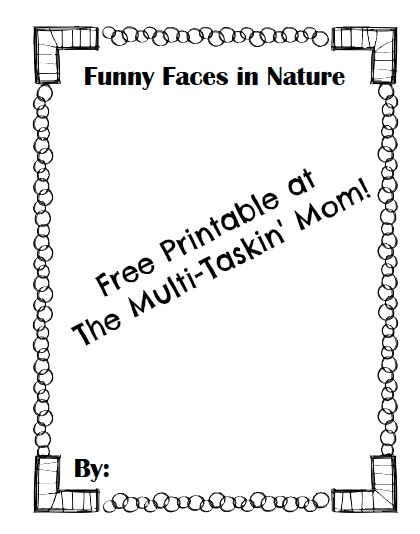 Funny Faces in Nature Printable