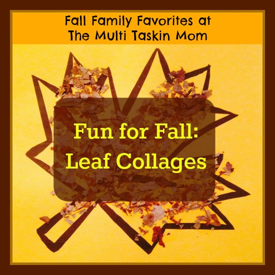 Go for a hike and collect leaves and then create these fun leaf collages!