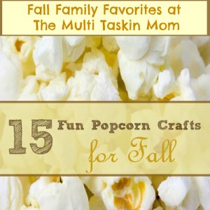 Using popcorn for crafts is a lot of fun!