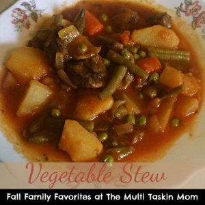 Fall is the perfect time for making vegetable stew!
