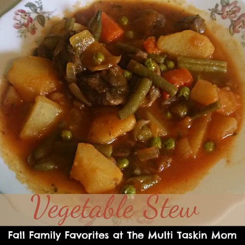 Fall is the perfect time for making vegetable stew!