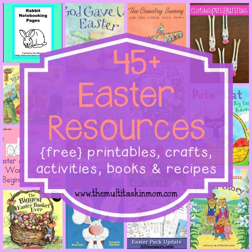 Easter is just around the corner. Make the day special with these fun activities, printables, recipes and MORE!! :: www.themultitaskinmom.com