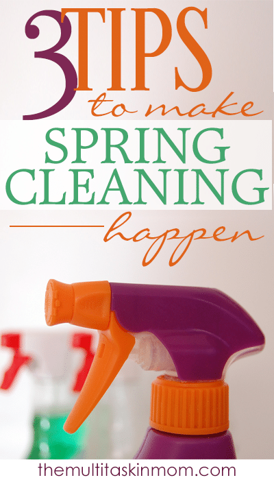 3 Tips on how you can make spring cleaning happen