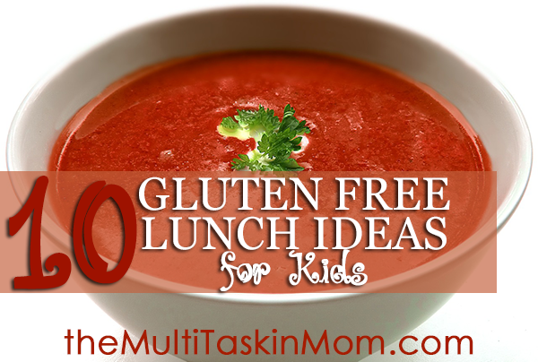10 Gluten Free Lunch Ideas for Kids