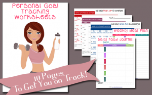 Did you set new goals for this year? Grab these FREE Personal Goal Tracking Worksheets to get started and keep you on track all year long! :: www.themultitaskinmom.com