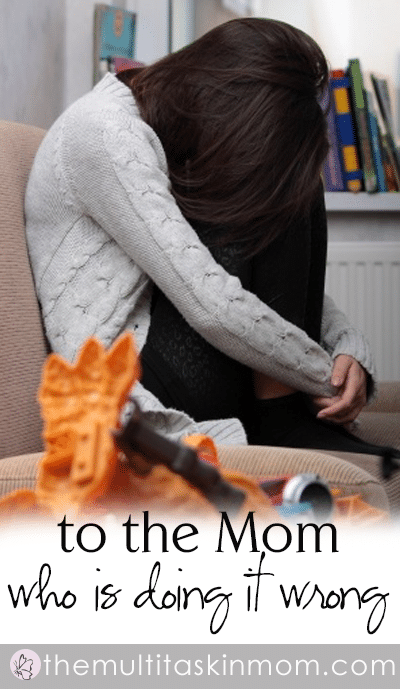 To the Mom Who is Doing it Wrong