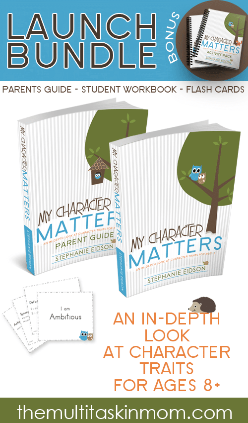 Grab your My Character Counts Launch Day Bundle NOw