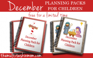 December Planning Packs FREE for a Limited Time